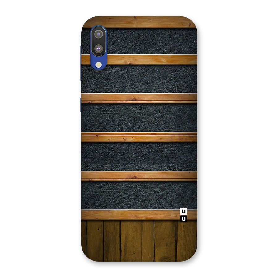 Wood Design Back Case for Galaxy M10