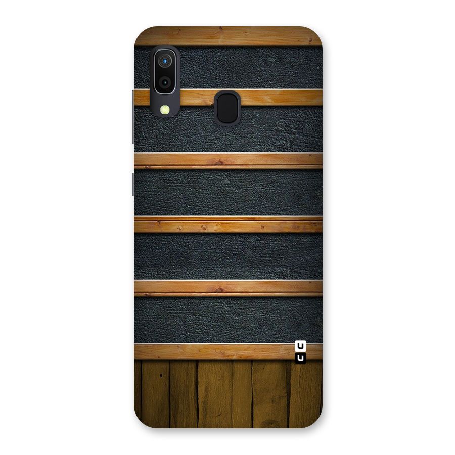 Wood Design Back Case for Galaxy M10s