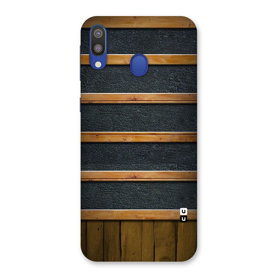 Wood Design Back Case for Galaxy M20