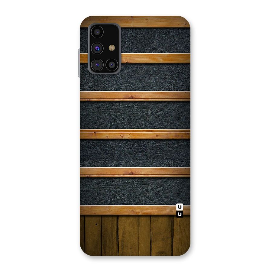 Wood Design Back Case for Galaxy M31s
