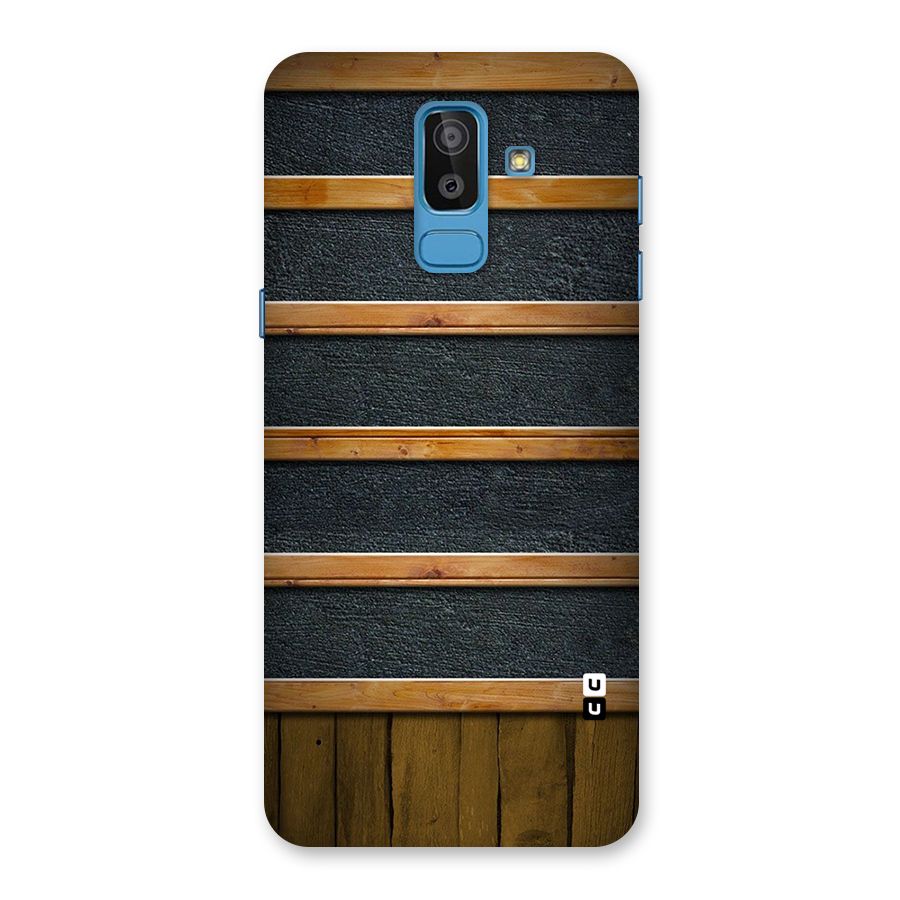 Wood Design Back Case for Galaxy On8 (2018)