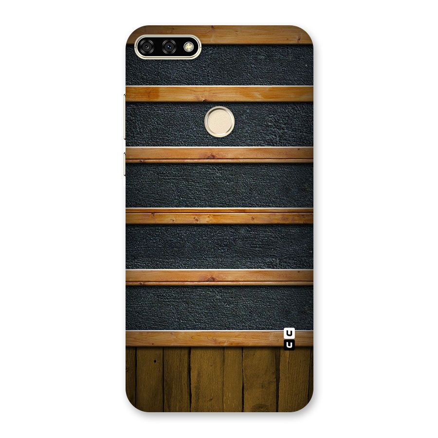 Wood Design Back Case for Honor 7A