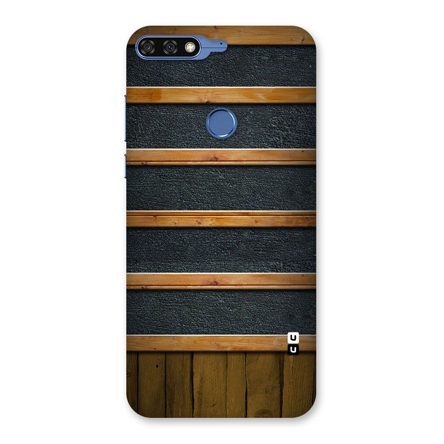 Wood Design Back Case for Honor 7C