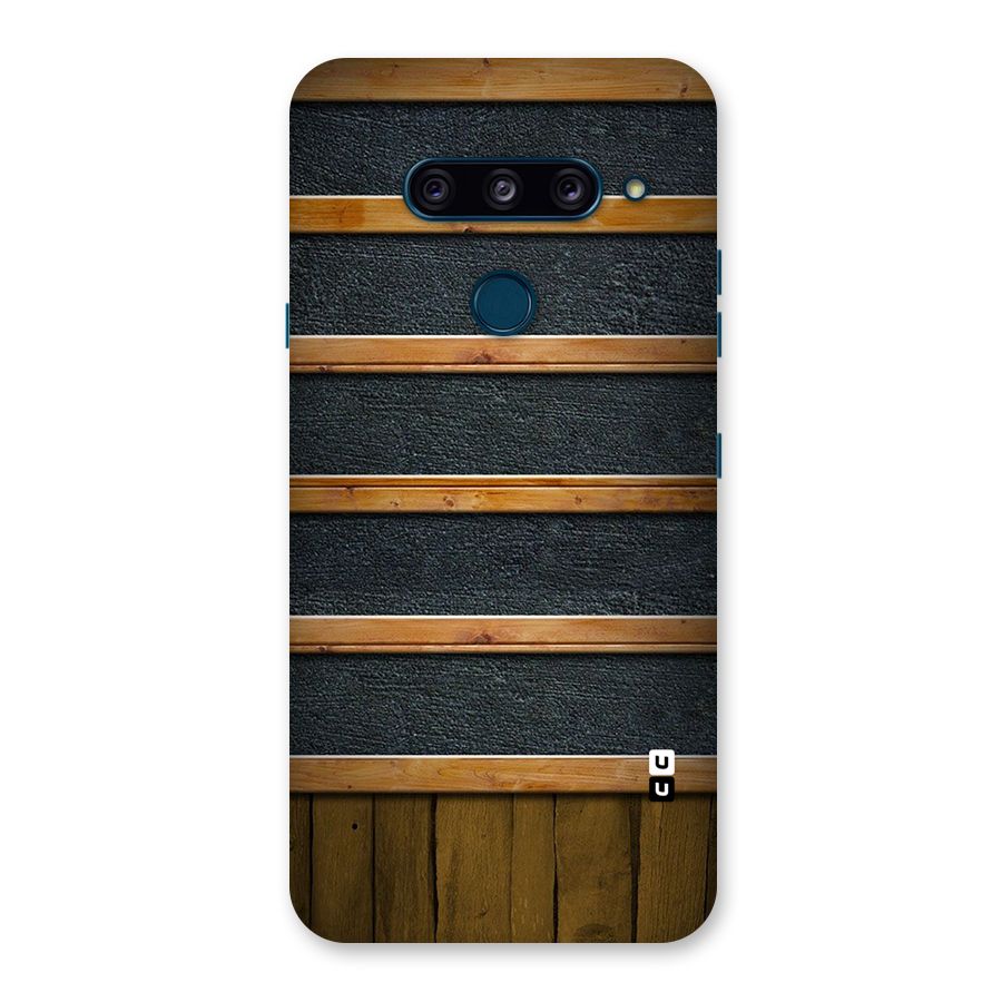 Wood Design Back Case for LG  V40 ThinQ