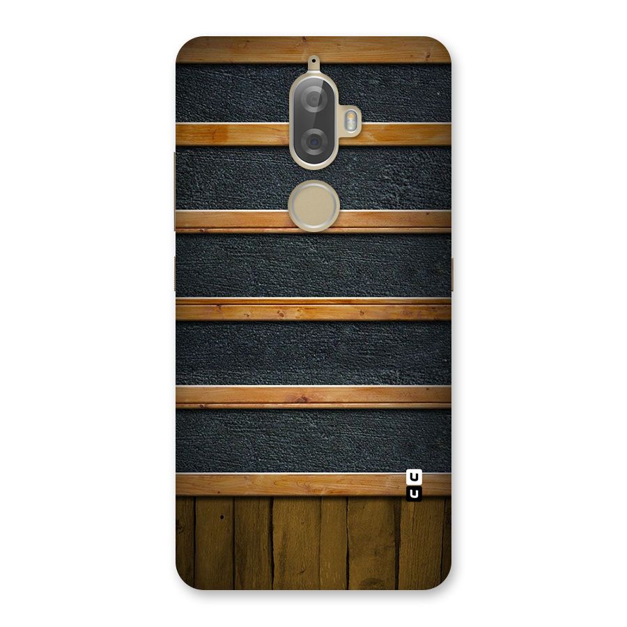 Wood Design Back Case for Lenovo K8 Plus