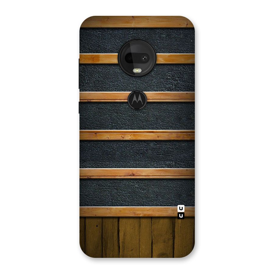 Wood Design Back Case for Moto G7