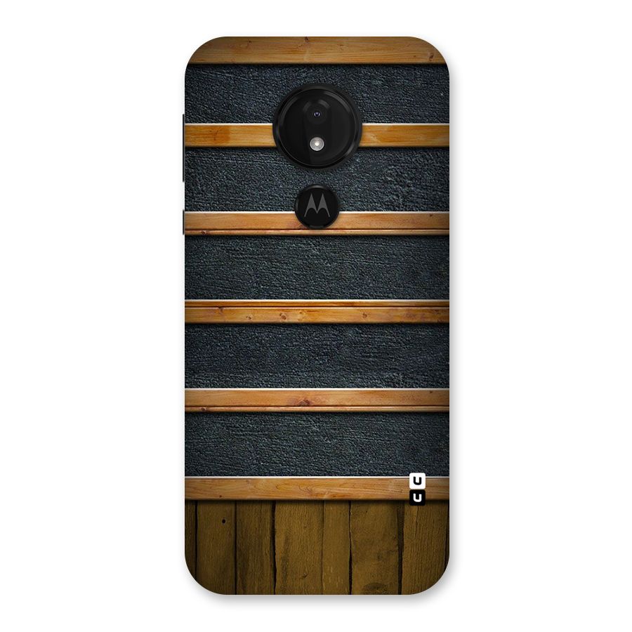 Wood Design Back Case for Moto G7 Power