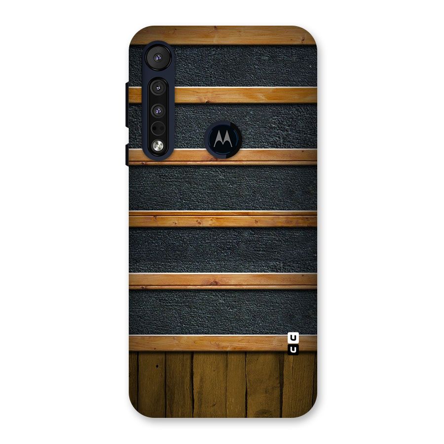 Wood Design Back Case for Motorola One Macro