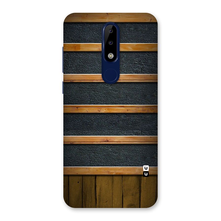 Wood Design Back Case for Nokia 5.1 Plus