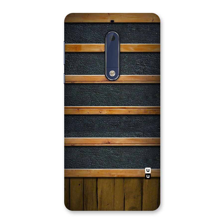 Wood Design Back Case for Nokia 5
