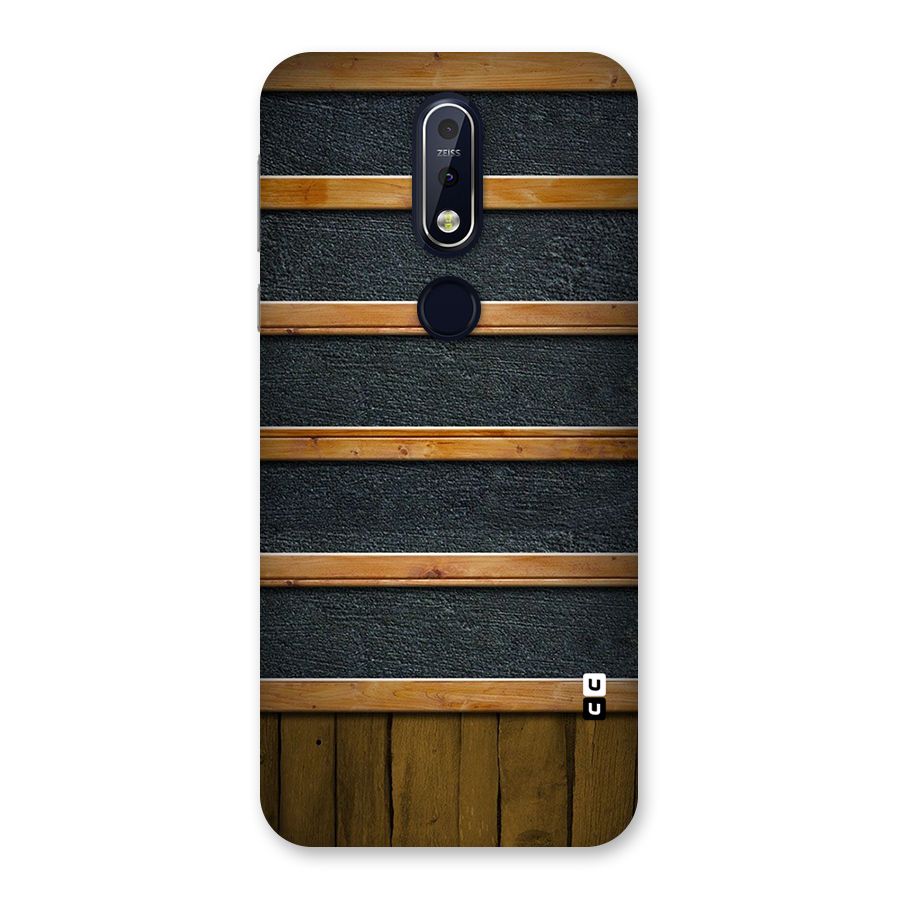 Wood Design Back Case for Nokia 7.1