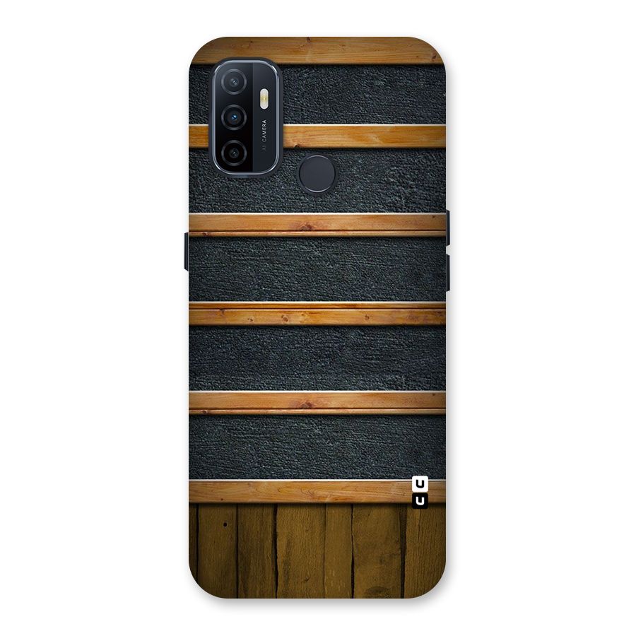 Wood Design Back Case for Oppo A32