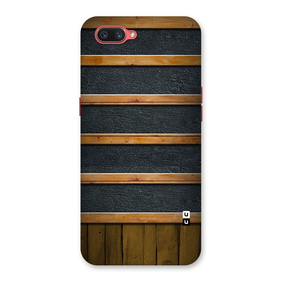 Wood Design Back Case for Oppo A3s