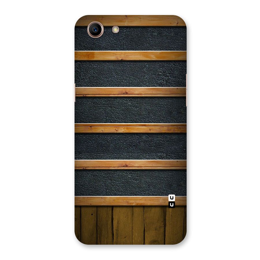 Wood Design Back Case for Oppo A83 (2018)