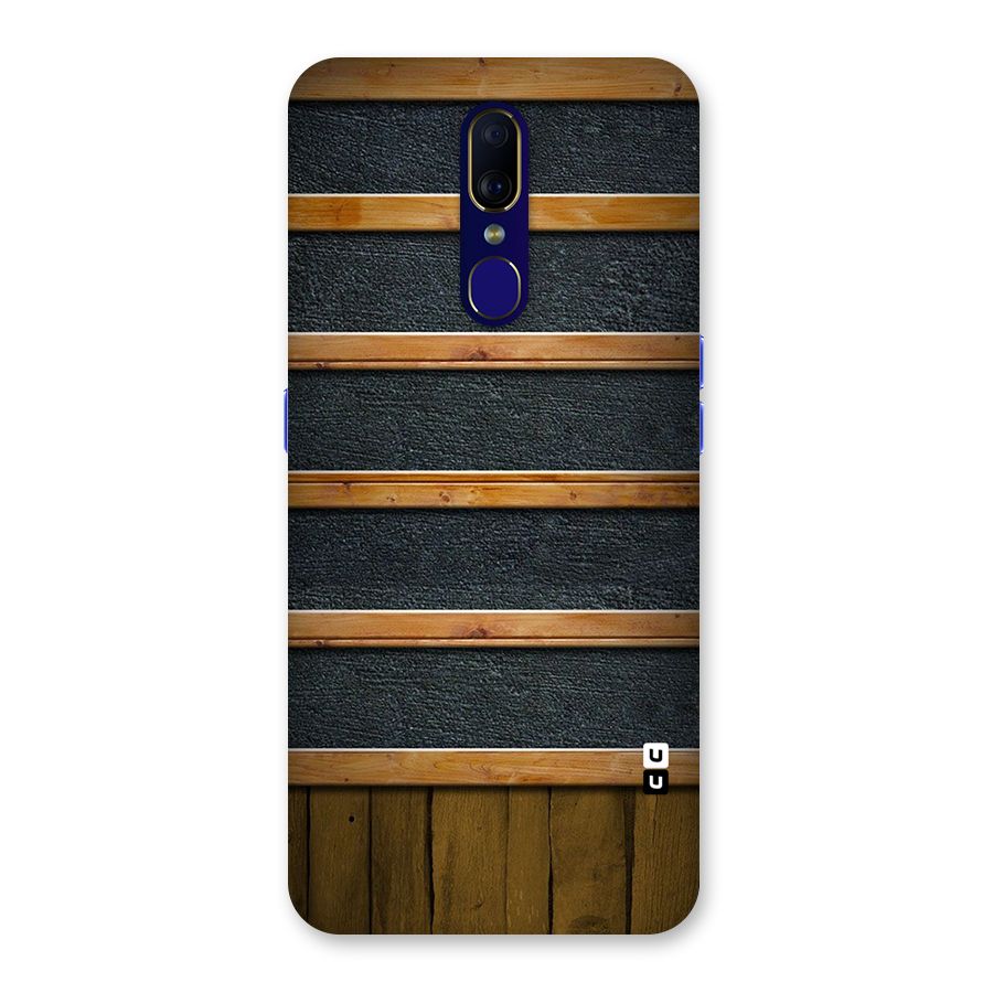 Wood Design Back Case for Oppo A9