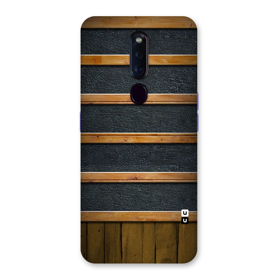 Wood Design Back Case for Oppo F11 Pro