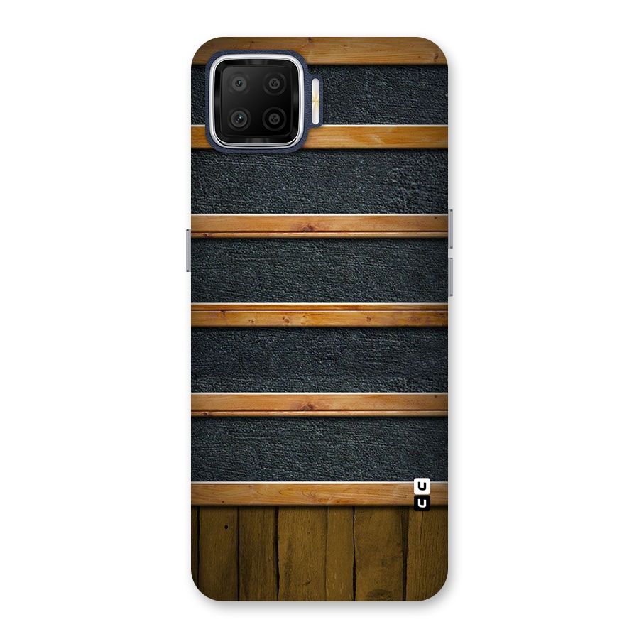 Wood Design Back Case for Oppo F17