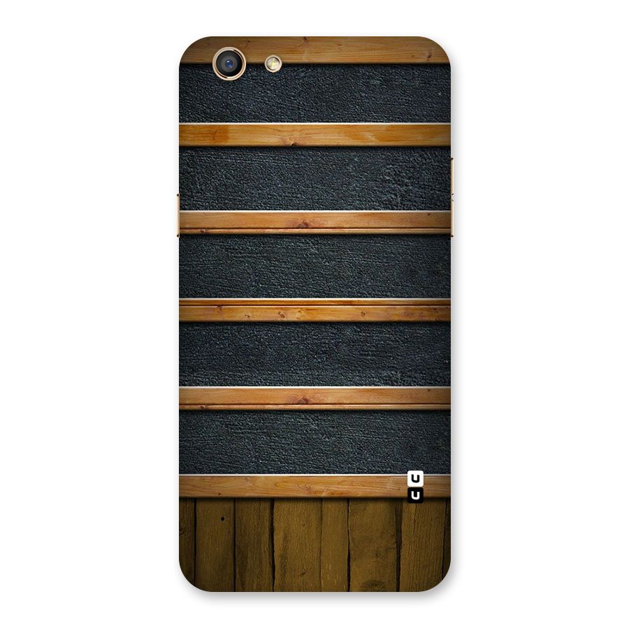 Wood Design Back Case for Oppo F3