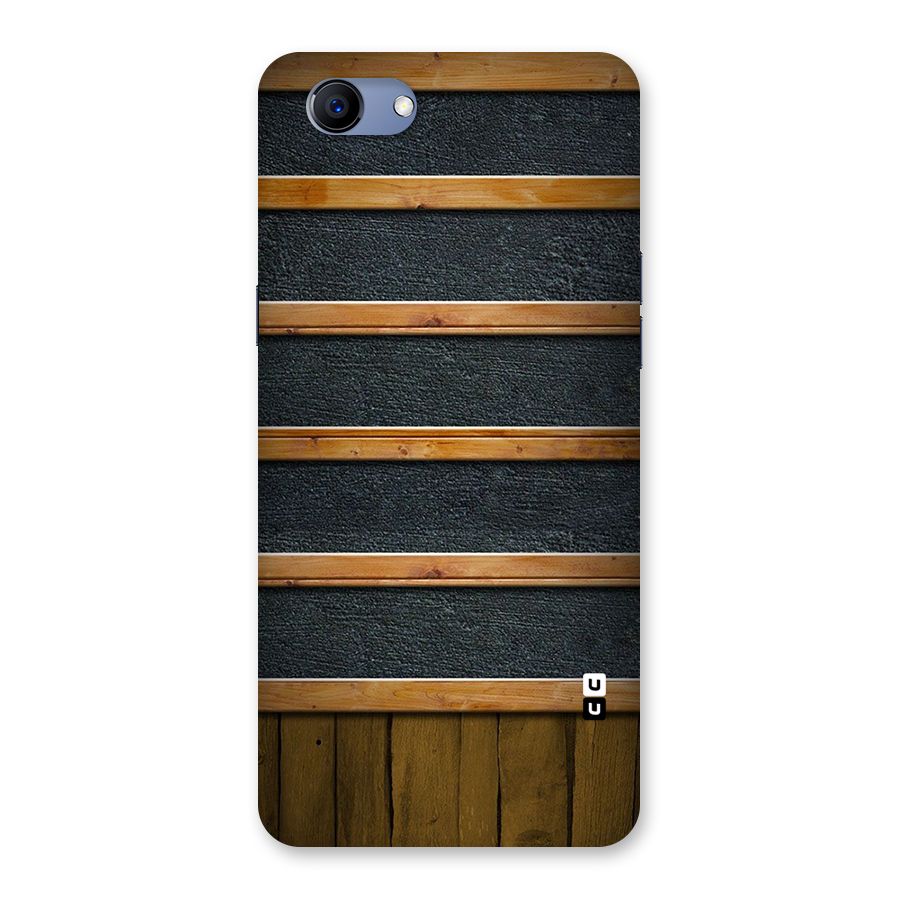 Wood Design Back Case for Oppo Realme 1