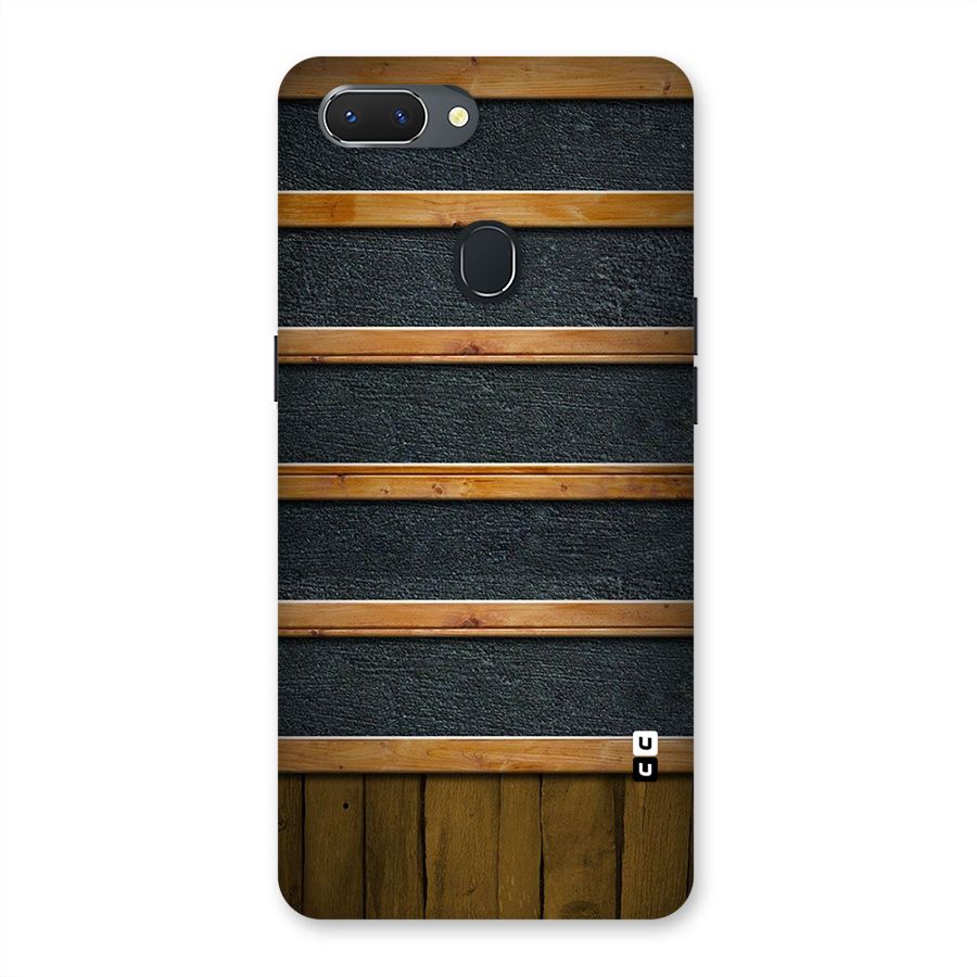 Wood Design Back Case for Oppo Realme 2