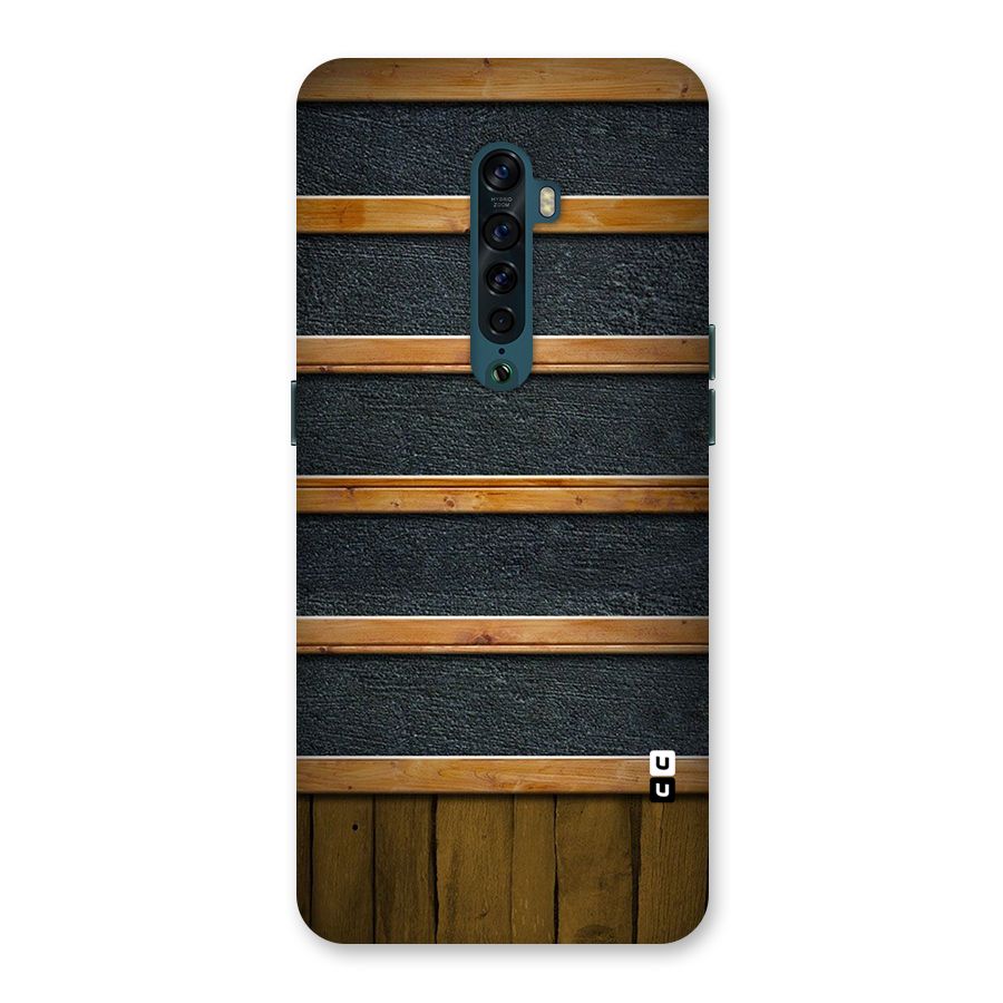 Wood Design Back Case for Oppo Reno2