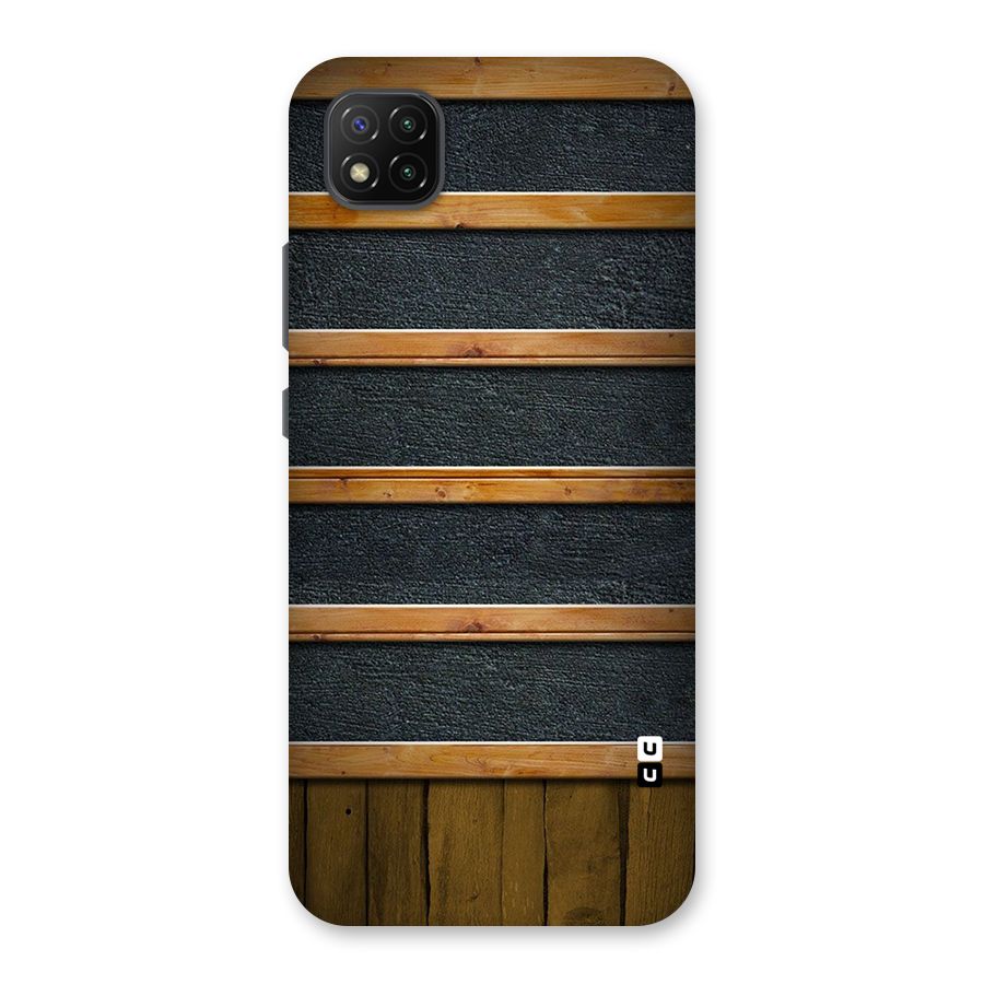 Wood Design Back Case for Poco C3