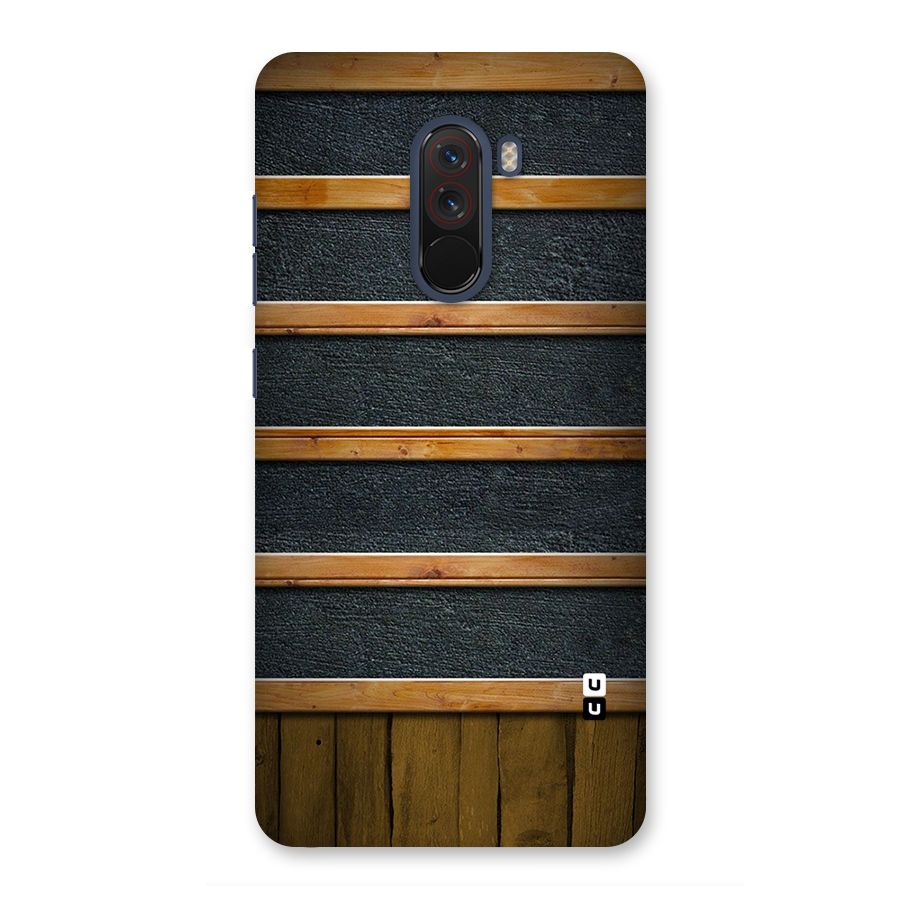 Wood Design Back Case for Poco F1