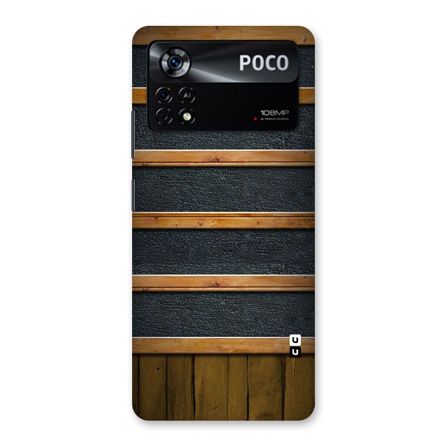 Wood Design Back Case for Poco X4 Pro 5G