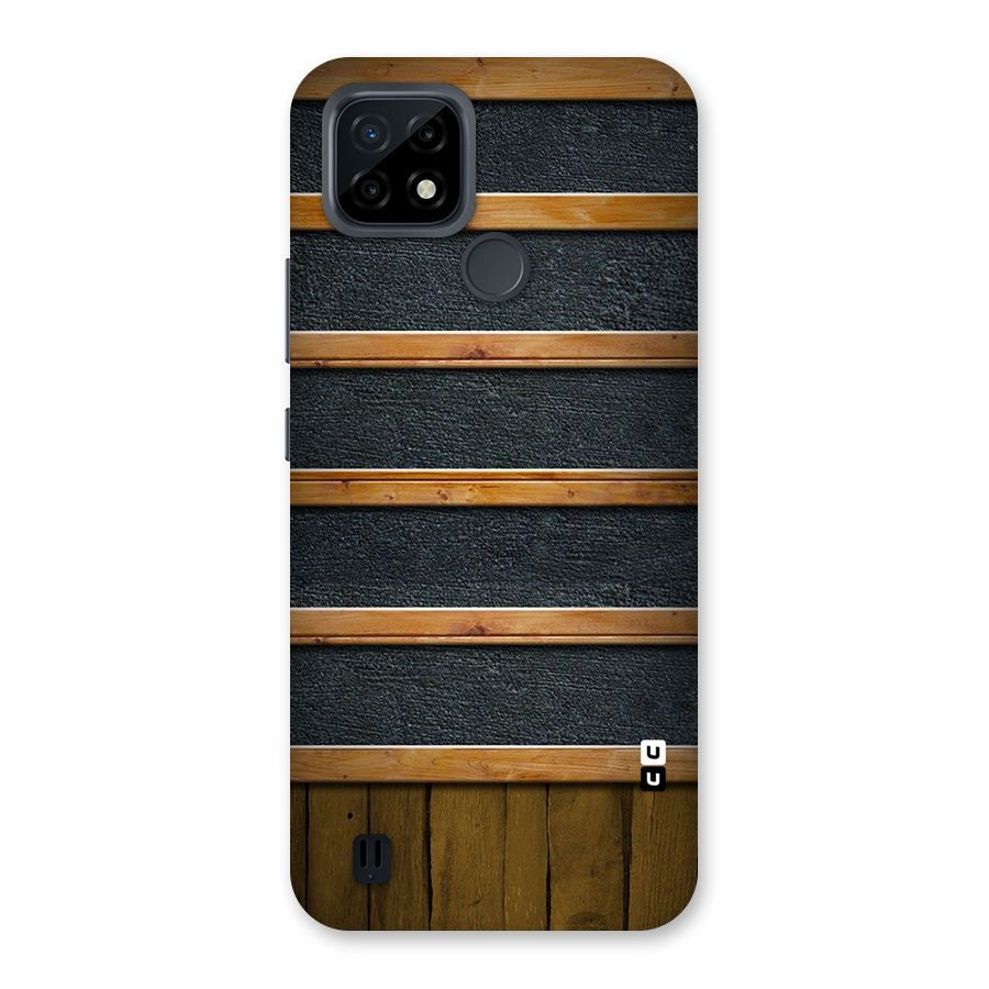 Wood Design Back Case for Realme C21