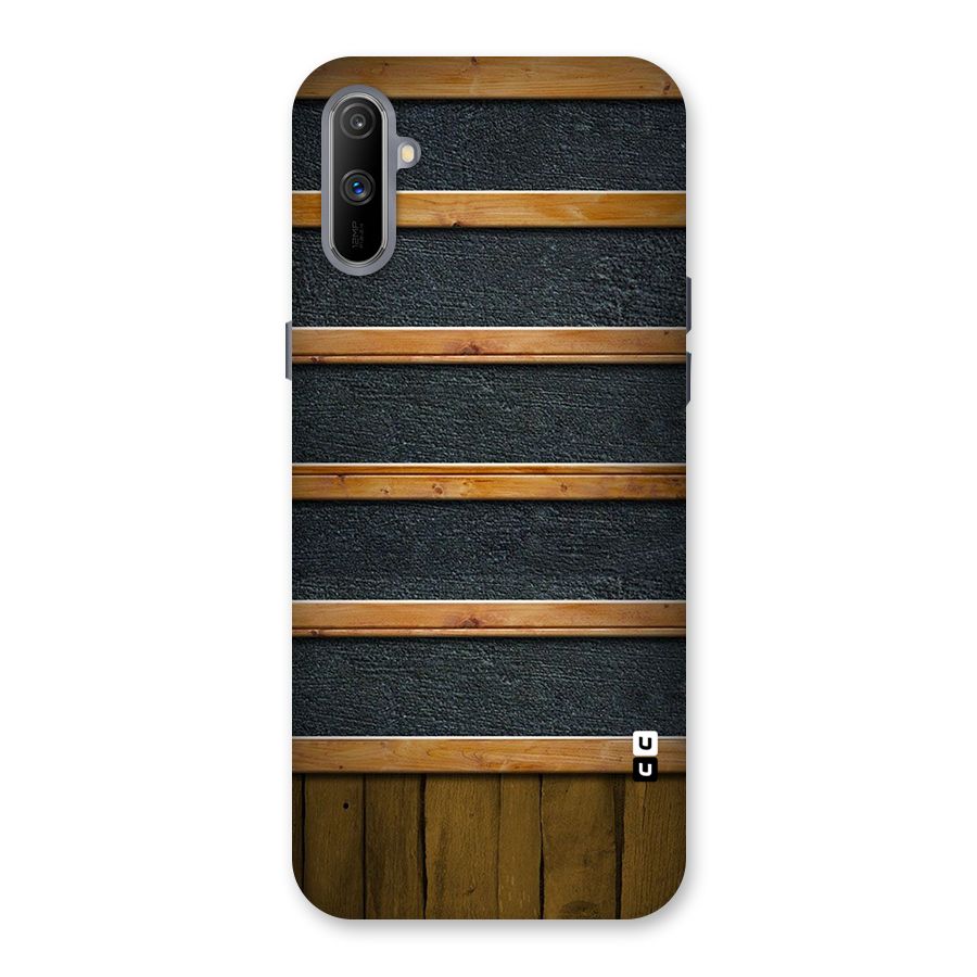 Wood Design Back Case for Realme C3