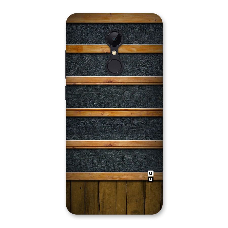 Wood Design Back Case for Redmi 5