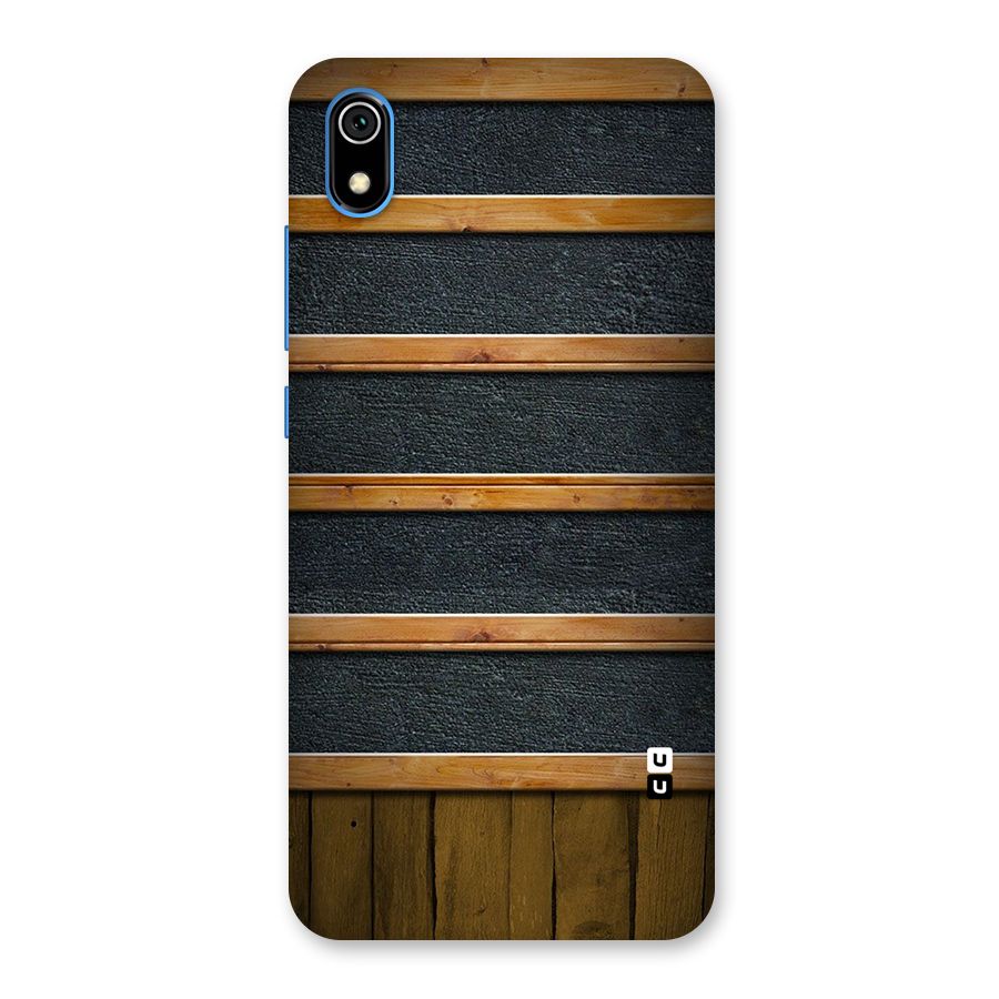 Wood Design Back Case for Redmi 7A