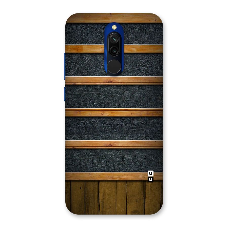 Wood Design Back Case for Redmi 8
