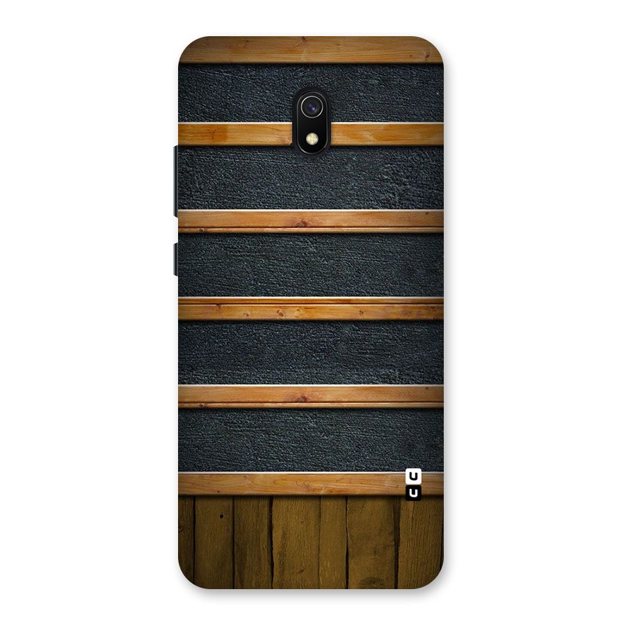 Wood Design Back Case for Redmi 8A