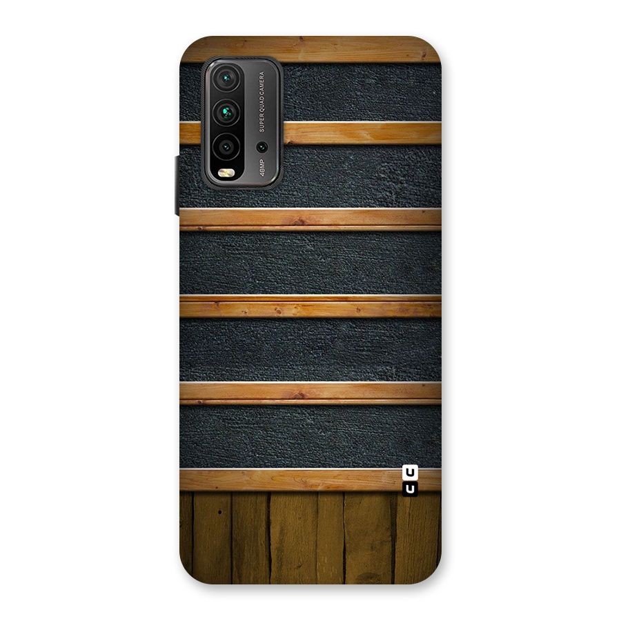 Wood Design Back Case for Redmi 9 Power
