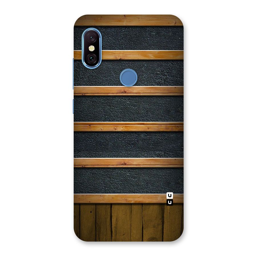 Wood Design Back Case for Redmi Note 6 Pro