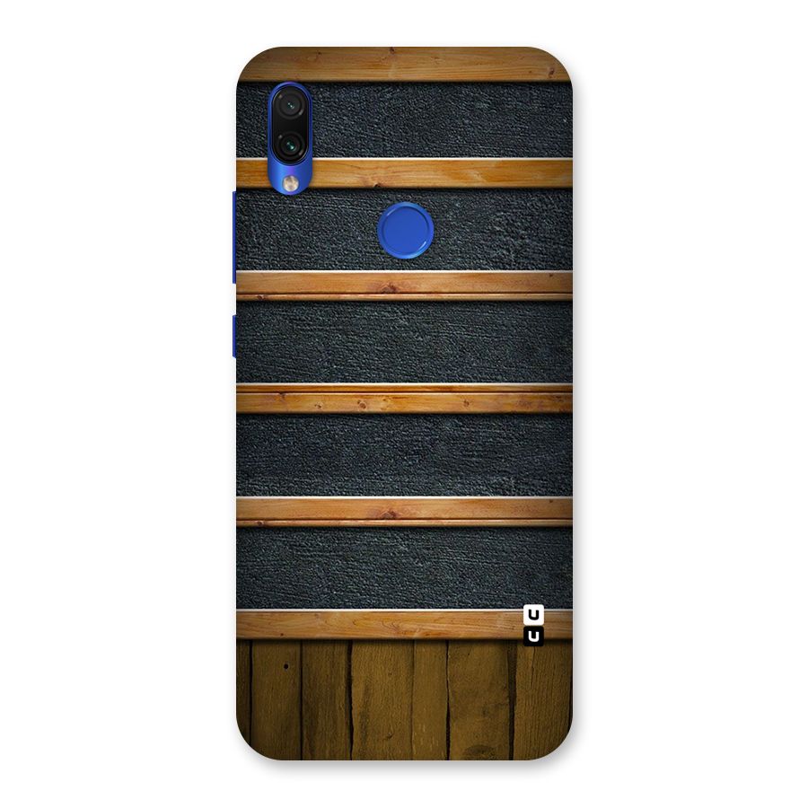 Wood Design Back Case for Redmi Note 7S