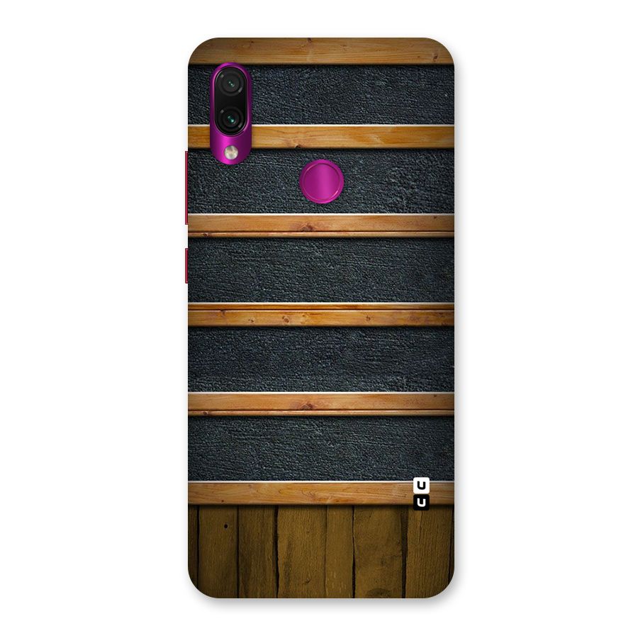 Wood Design Back Case for Redmi Note 7 Pro