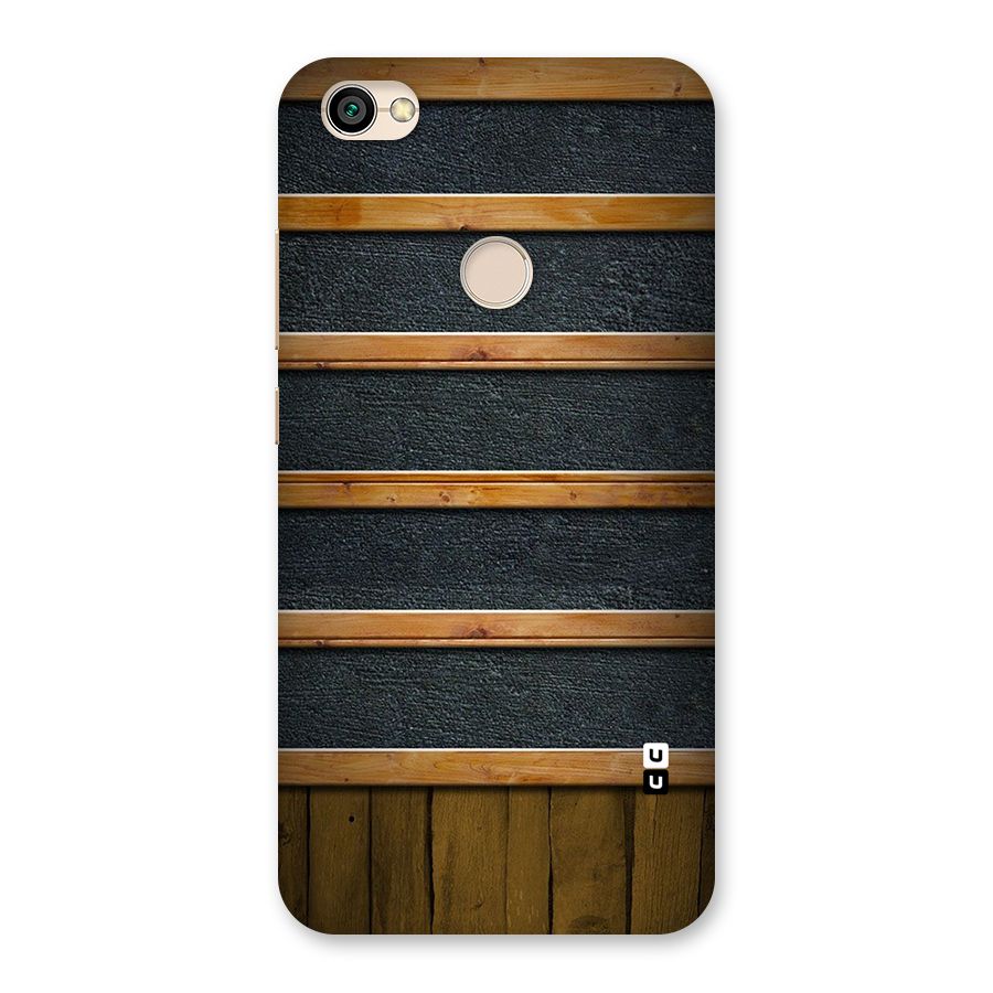 Wood Design Back Case for Redmi Y1 2017