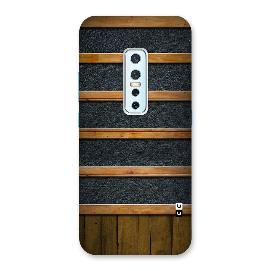 Wood Design Back Case for Vivo V17 Pro