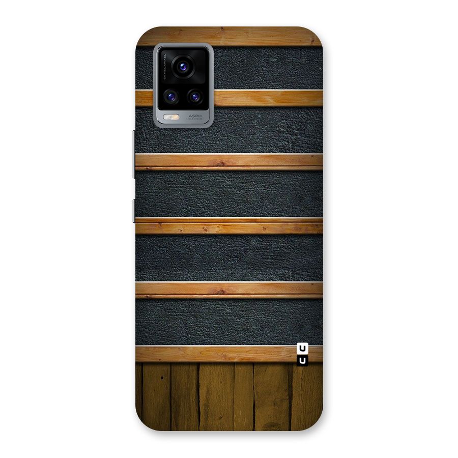 Wood Design Back Case for Vivo V20