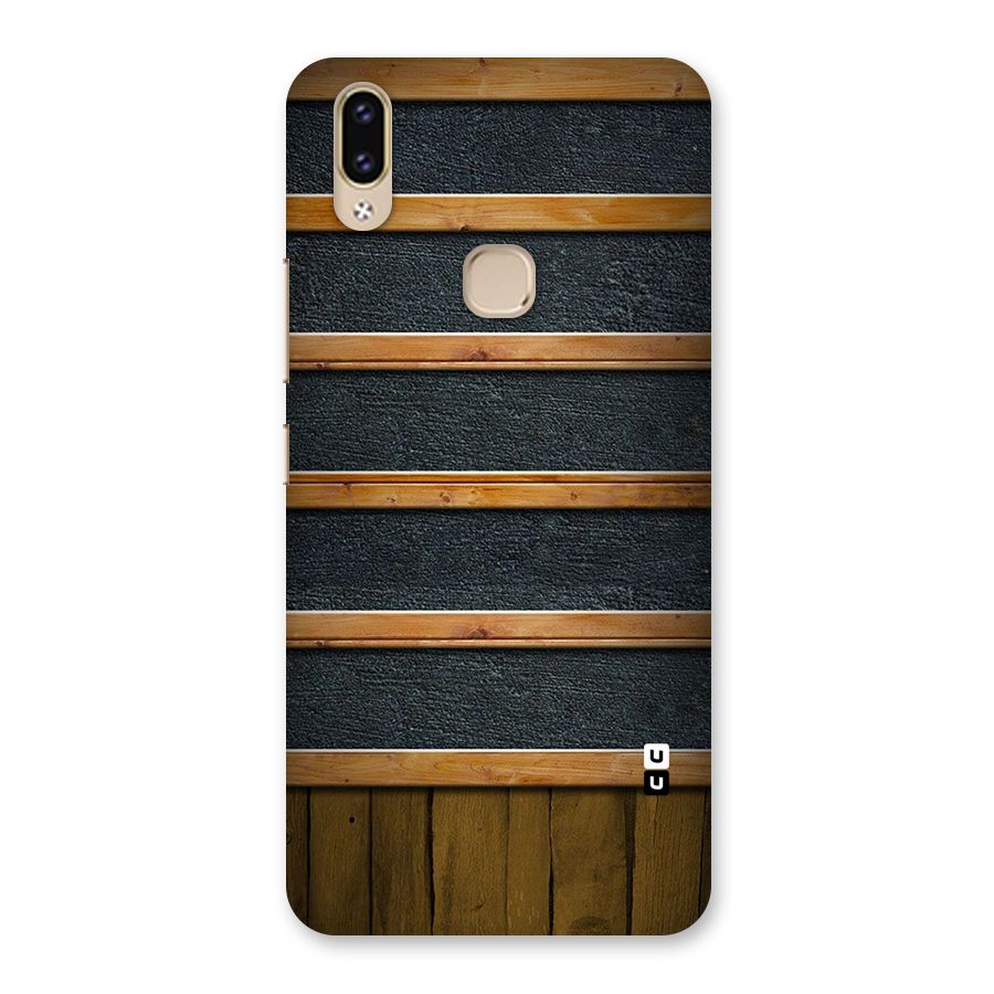 Wood Design Back Case for Vivo V9 Youth