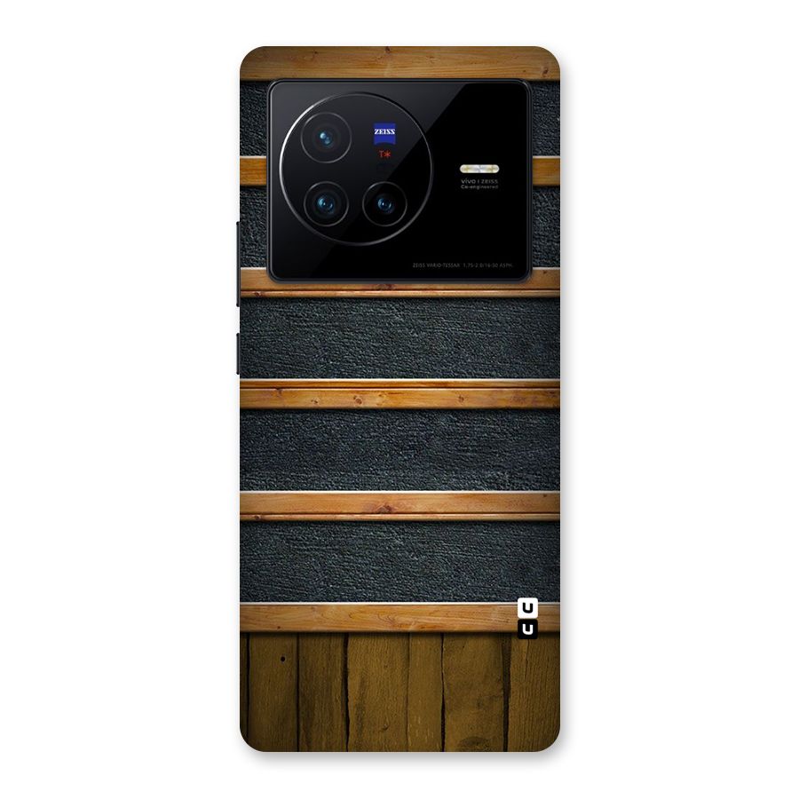 Wood Design Back Case for Vivo X80
