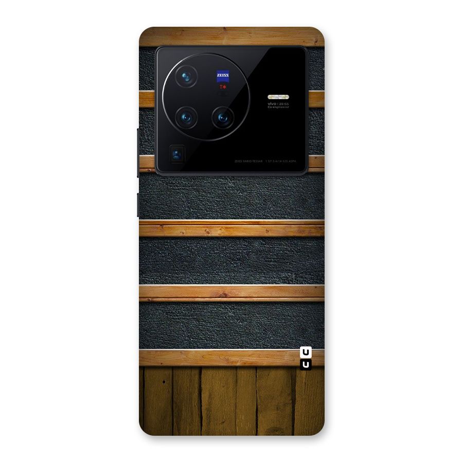 Wood Design Back Case for Vivo X80 Pro