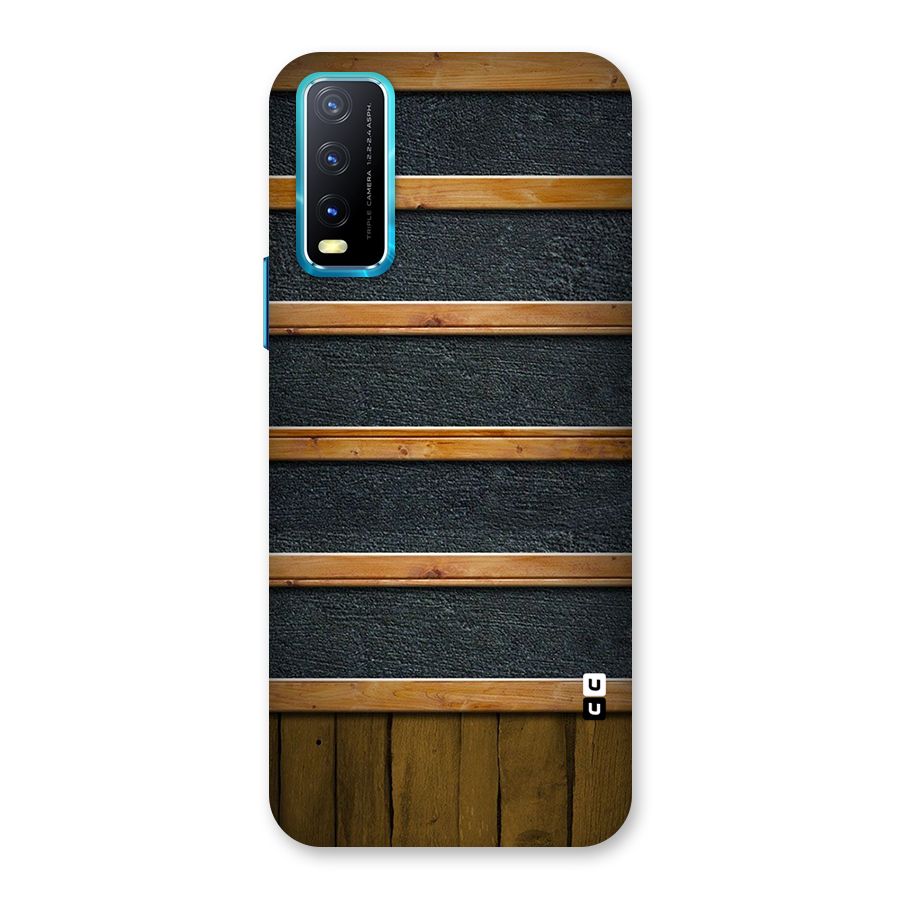 Wood Design Back Case for Vivo Y20A
