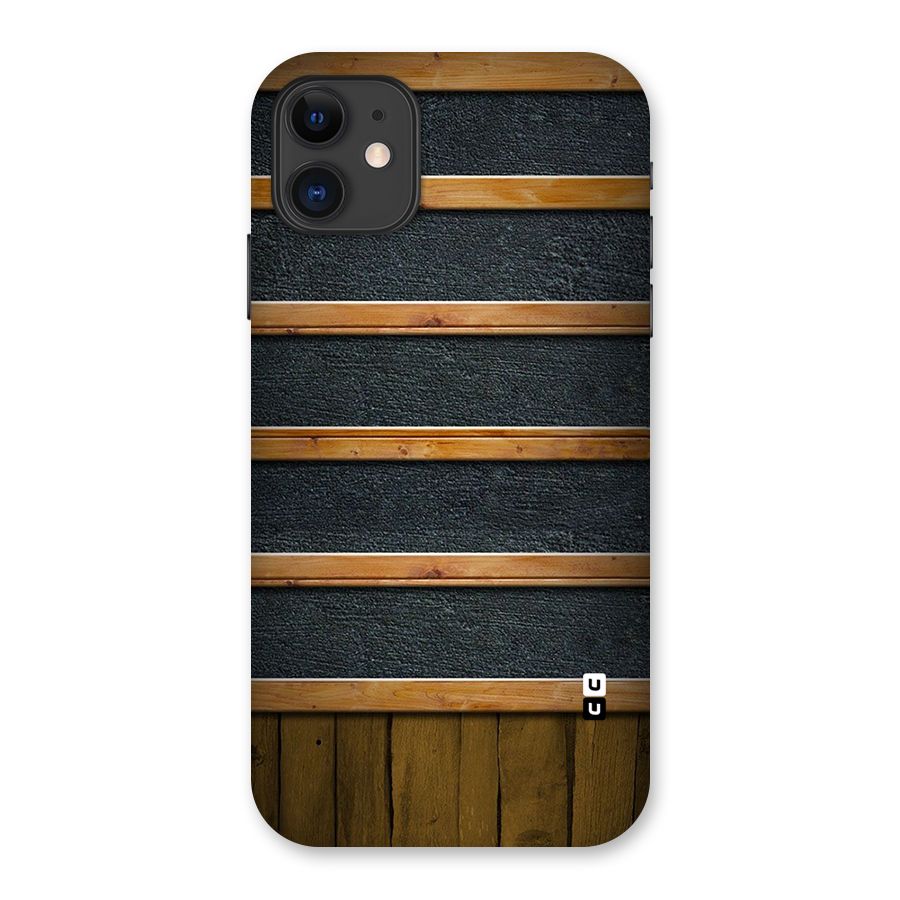Wood Design Back Case for iPhone 11