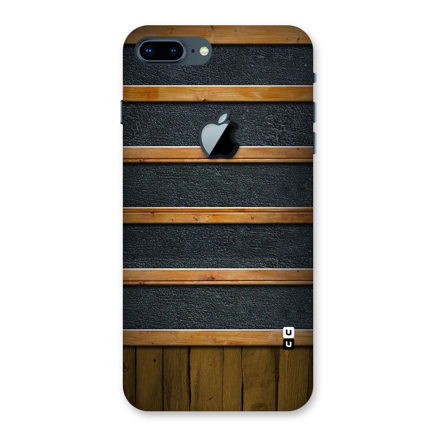 Wood Design Back Case for iPhone 7 Plus Apple Cut