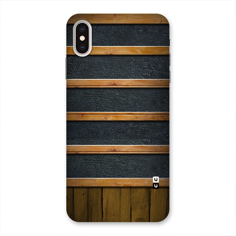 Wood Design Back Case for iPhone XS Max