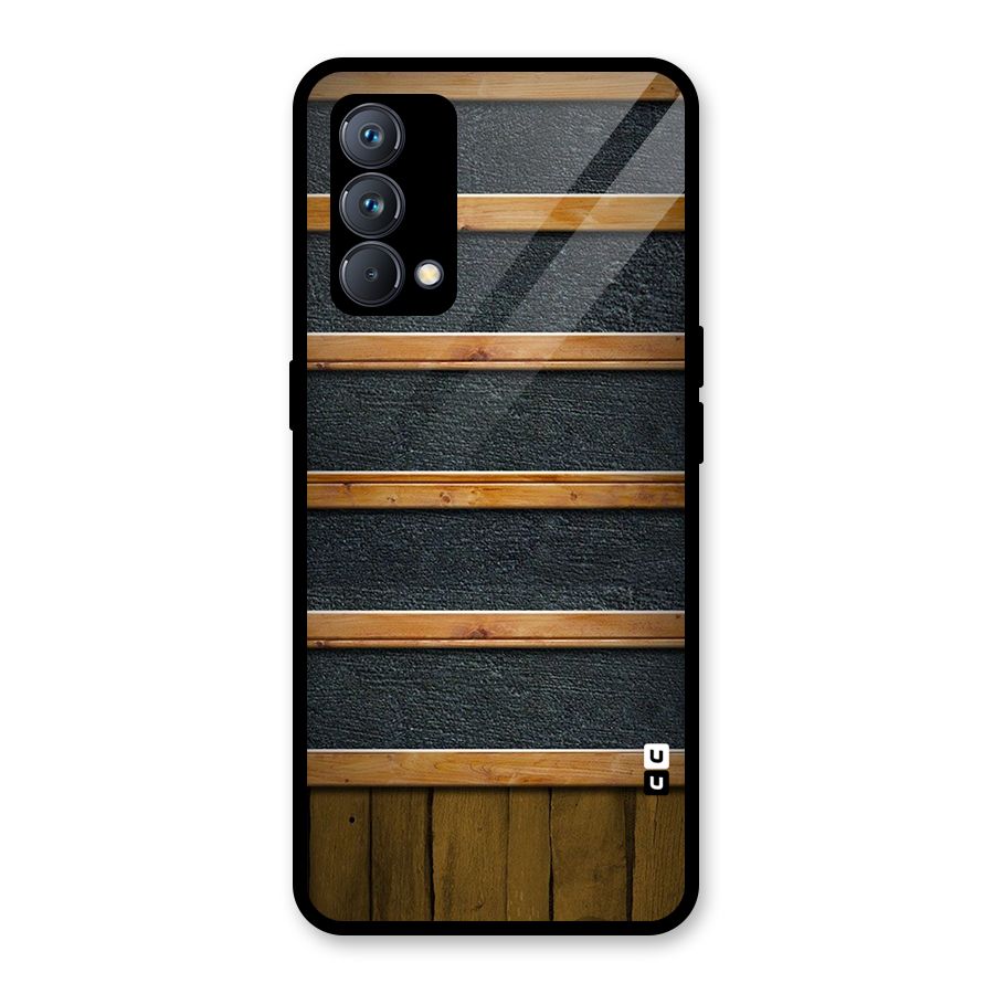Wood Design Glass Back Case for Realme GT Master Edition