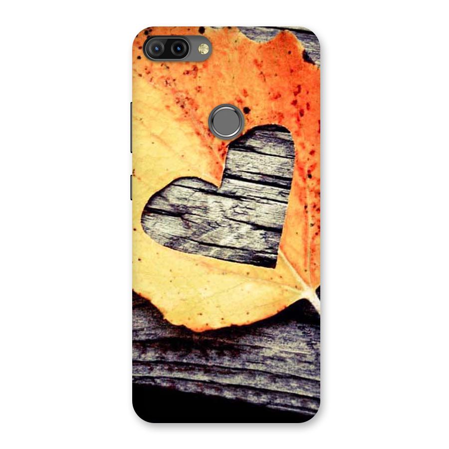 Wood Heart Leaf Back Case for Infinix Hot 6 Pro